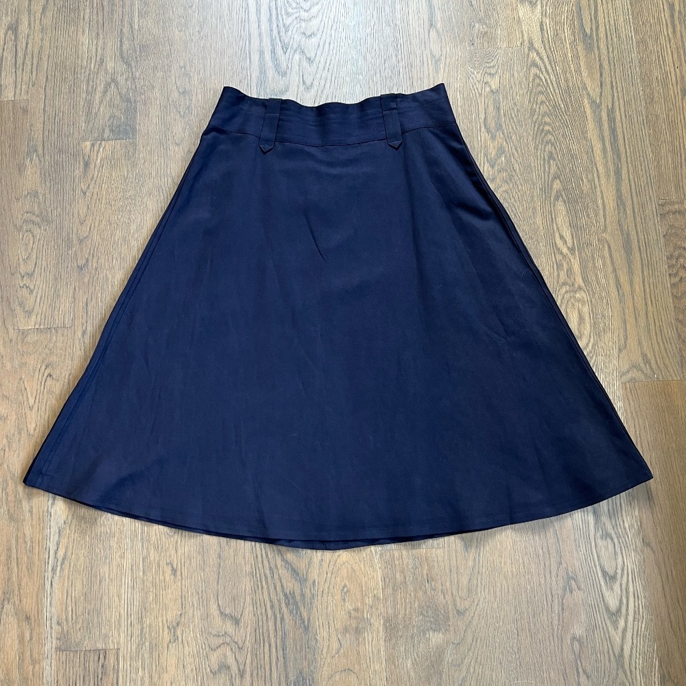 Nordstrom Signature Lined A-Line Skirt